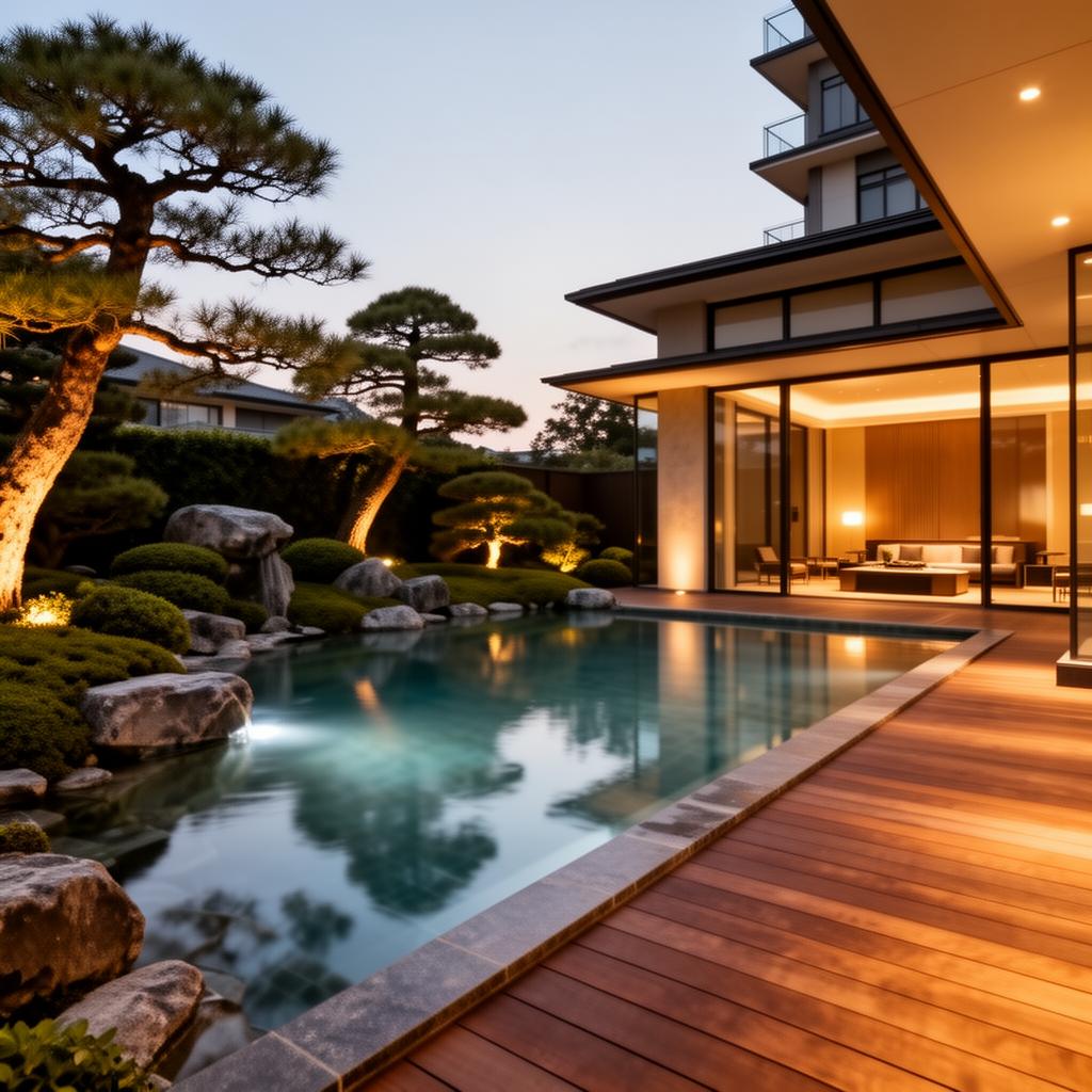 Godrej Sora — Pool, Japanese garden and luxury residence